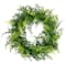 12 Pack: 20" Mixed Greenery & Leaves Wreath by Ashland®